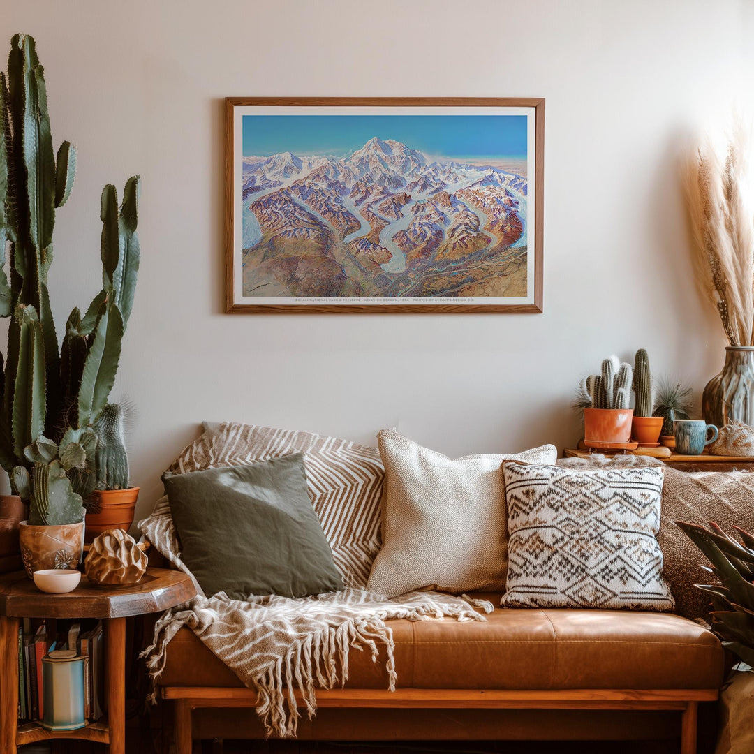 Denali National Park Historic Art Print