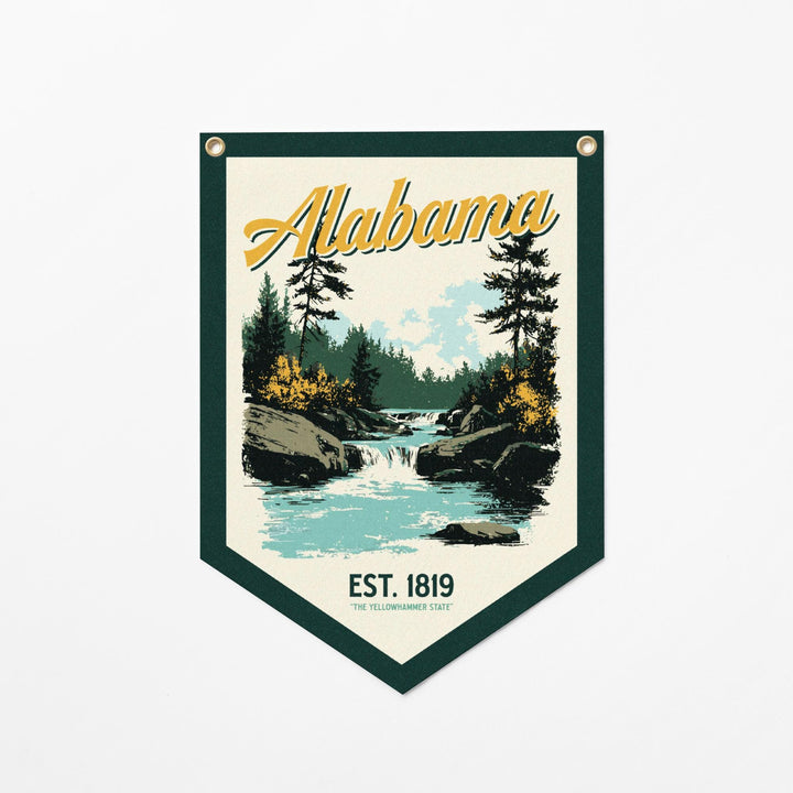 Alabama Felt Camp Flag