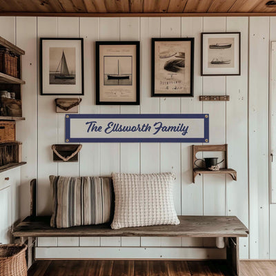 Custom Cursive Name Felt Banner