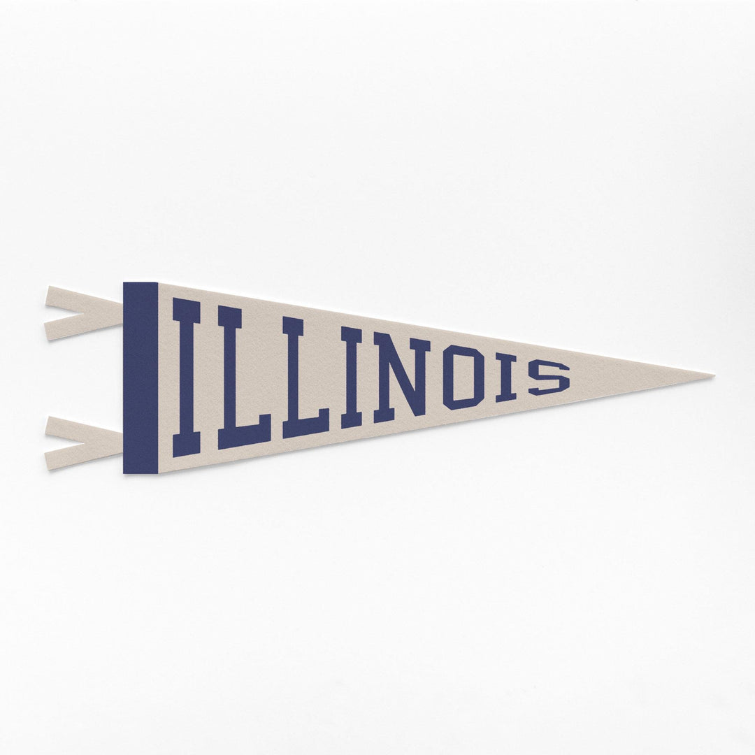 Illinois Varsity Felt Pennant