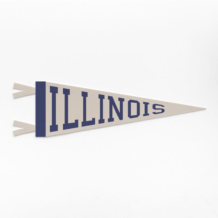 Illinois Varsity Felt Pennant