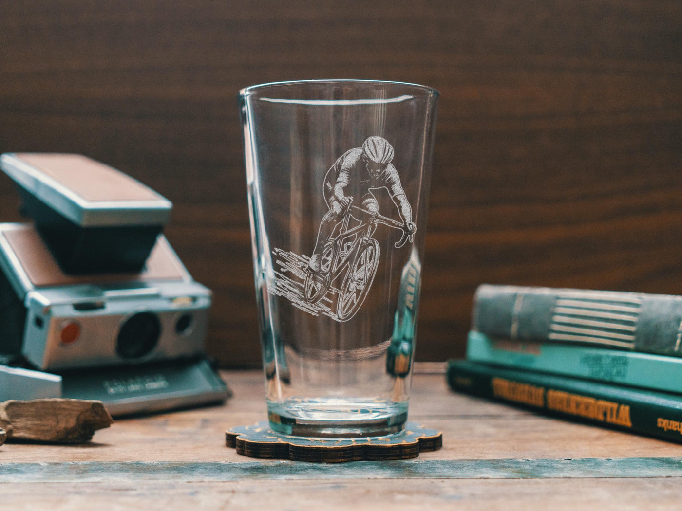 Road Biker Glasses | Cycling Whiskey, Wine & Beer Glassware Gift, Biker Themed Drinkware, Bike Sports Gift, Outdoor Road Bike Enthusiasts