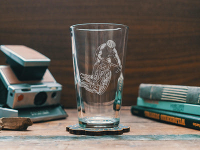 Road Biker Glasses | Cycling Whiskey, Wine & Beer Glassware Gift, Biker Themed Drinkware, Bike Sports Gift, Outdoor Road Bike Enthusiasts