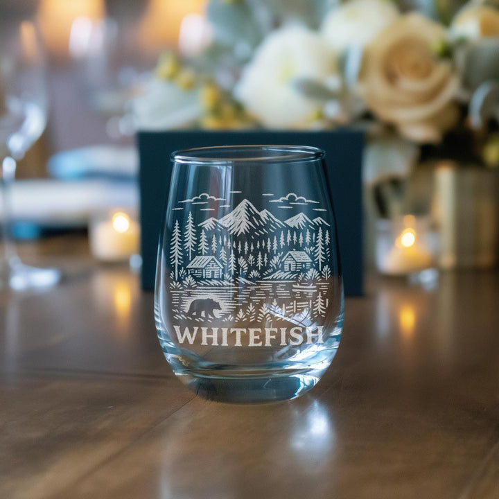 Whitefish Montana Glasses