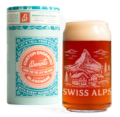 Swiss Alps Glass