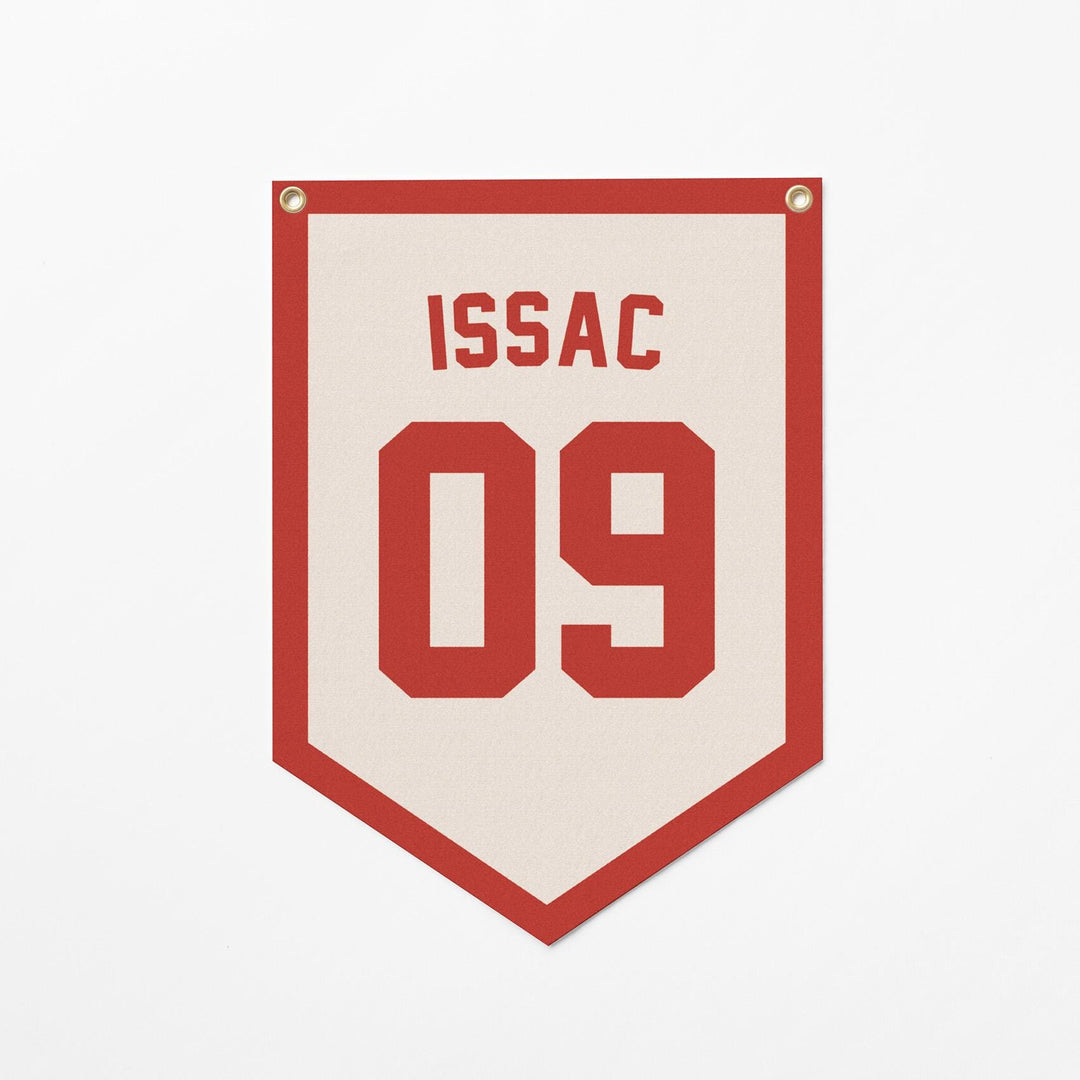 Custom Sports Jersey Style Felt Camp Banner