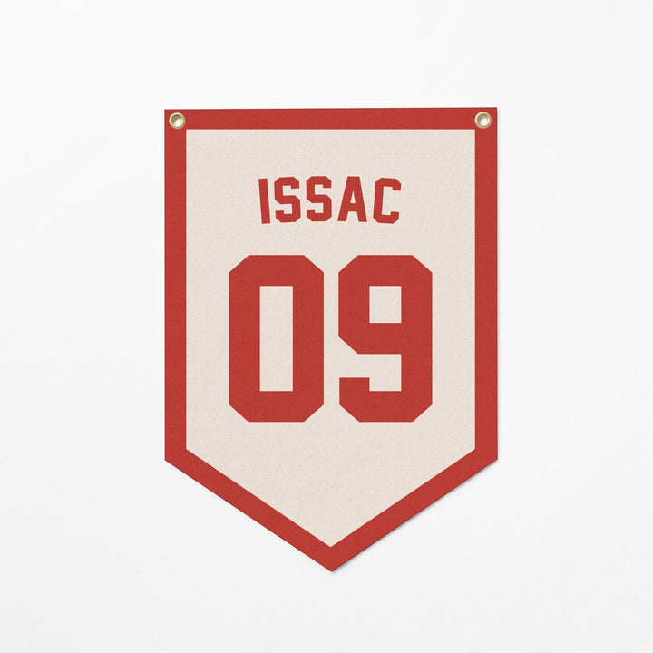 Custom Sports Jersey Style Felt Camp Banner