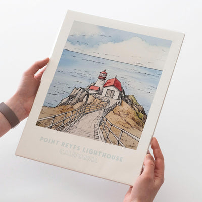 Point Reyes Lighthouse California Wall Art Print
