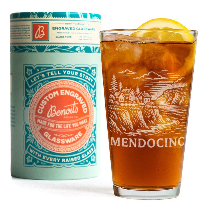 Mendocino California Glasses