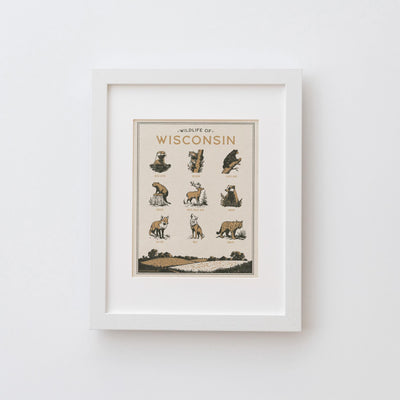 Wisconsin Wildlife Print