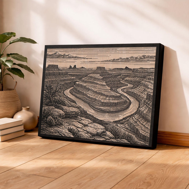 Canyonlands Utah Engraved Birch Art Panel