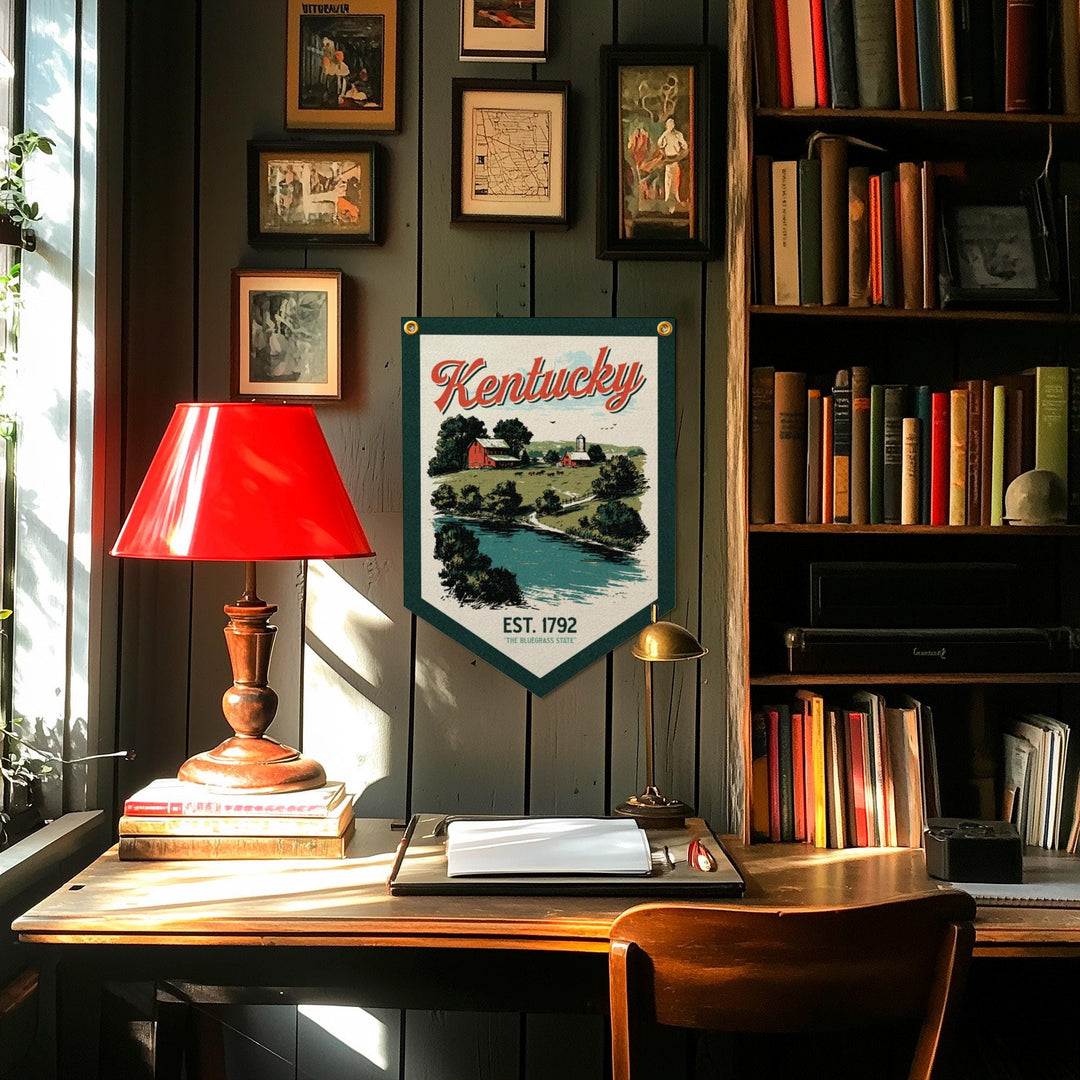 Kentucky Felt Camp Flag