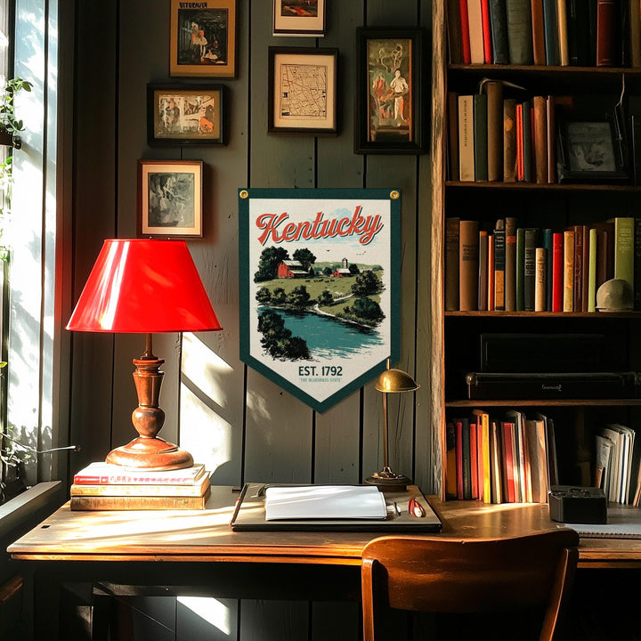 Kentucky Felt Camp Flag