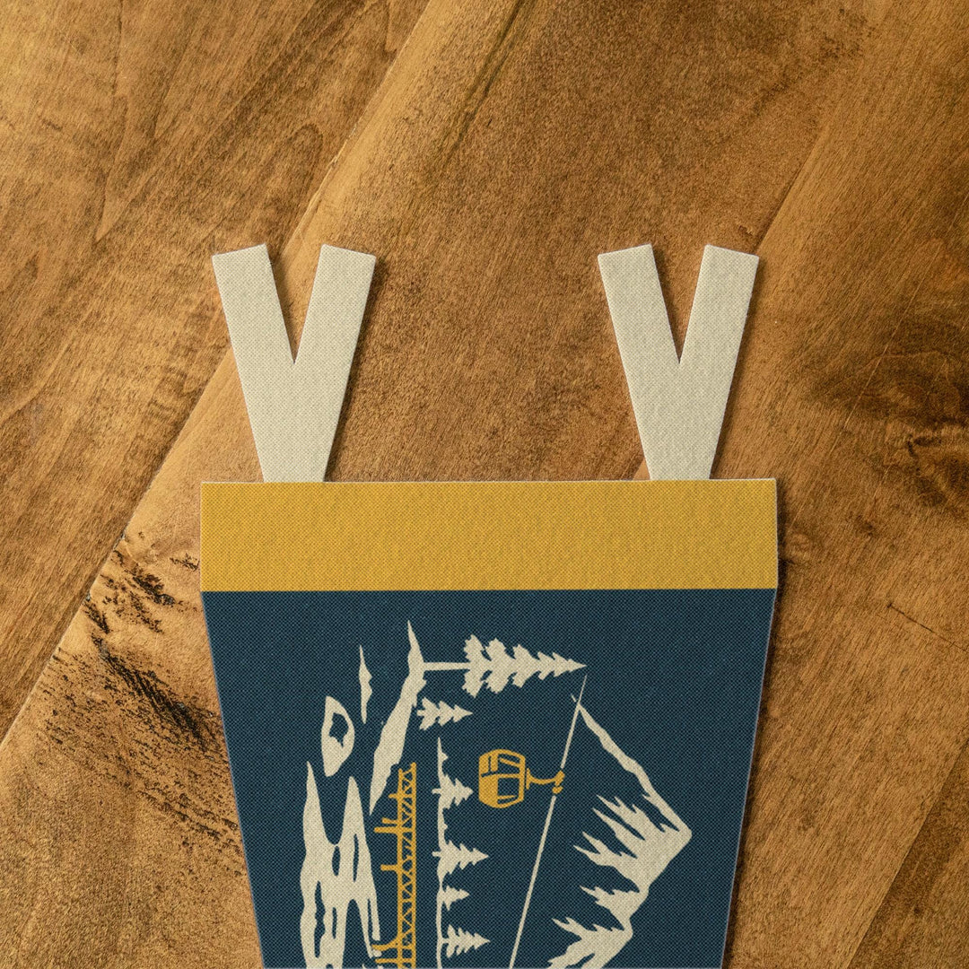 Carrabassett Valley Maine Felt Pennant