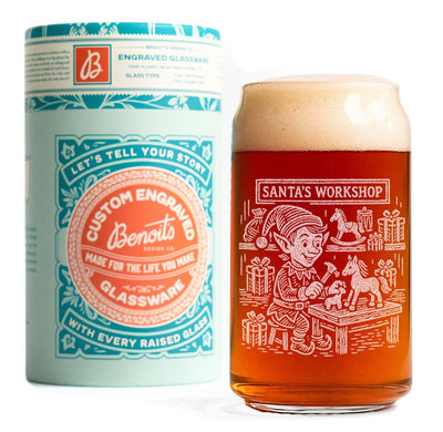 Santa’s Workshop Glass
