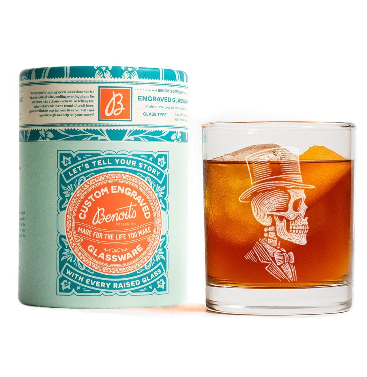 Skeleton Couple Glasses (Set of 2)