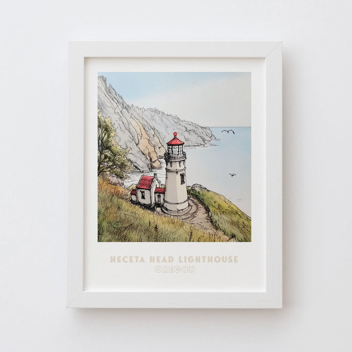 Heceta Head Lighthouse, Oregon Print