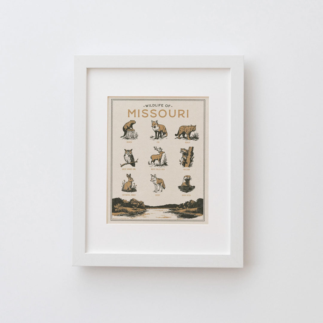 Missouri Wildlife Print