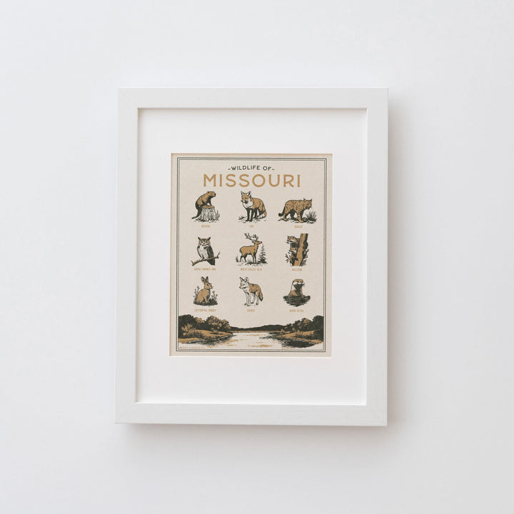 Missouri Wildlife Print