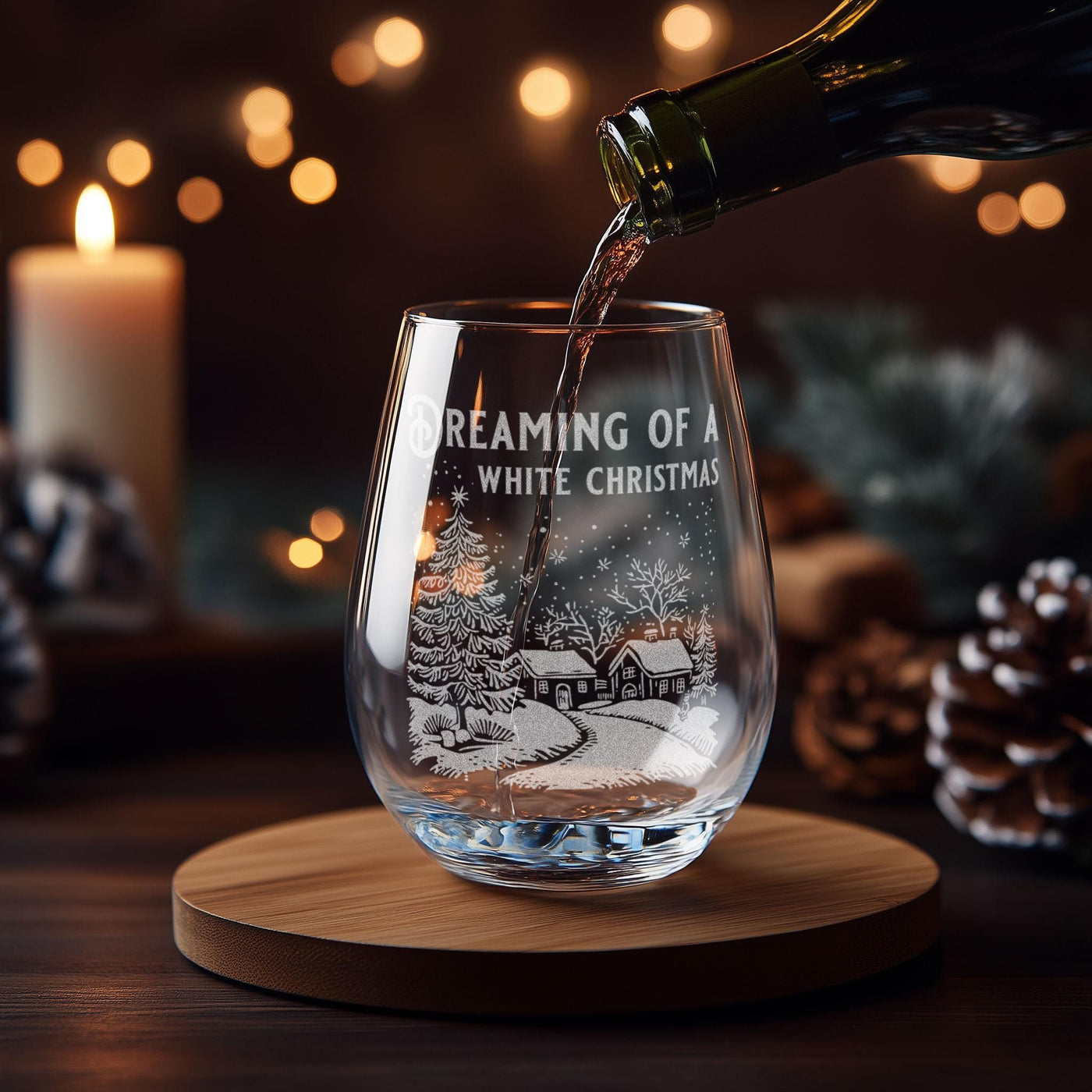 Custom Holiday Glasses