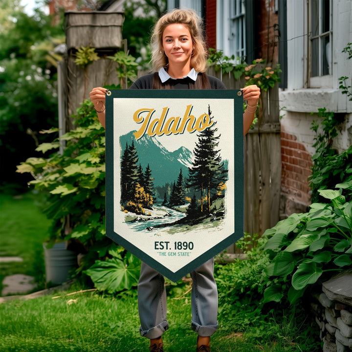 Idaho Felt Camp Flag