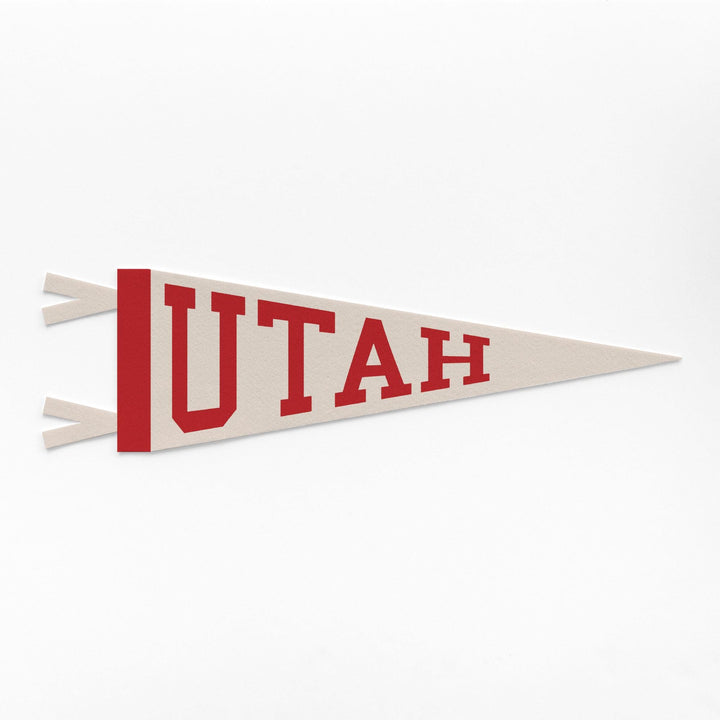 Utah Varsity Felt Pennant