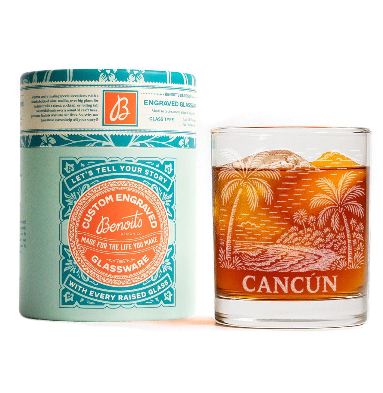 Cancún, Mexico Glass