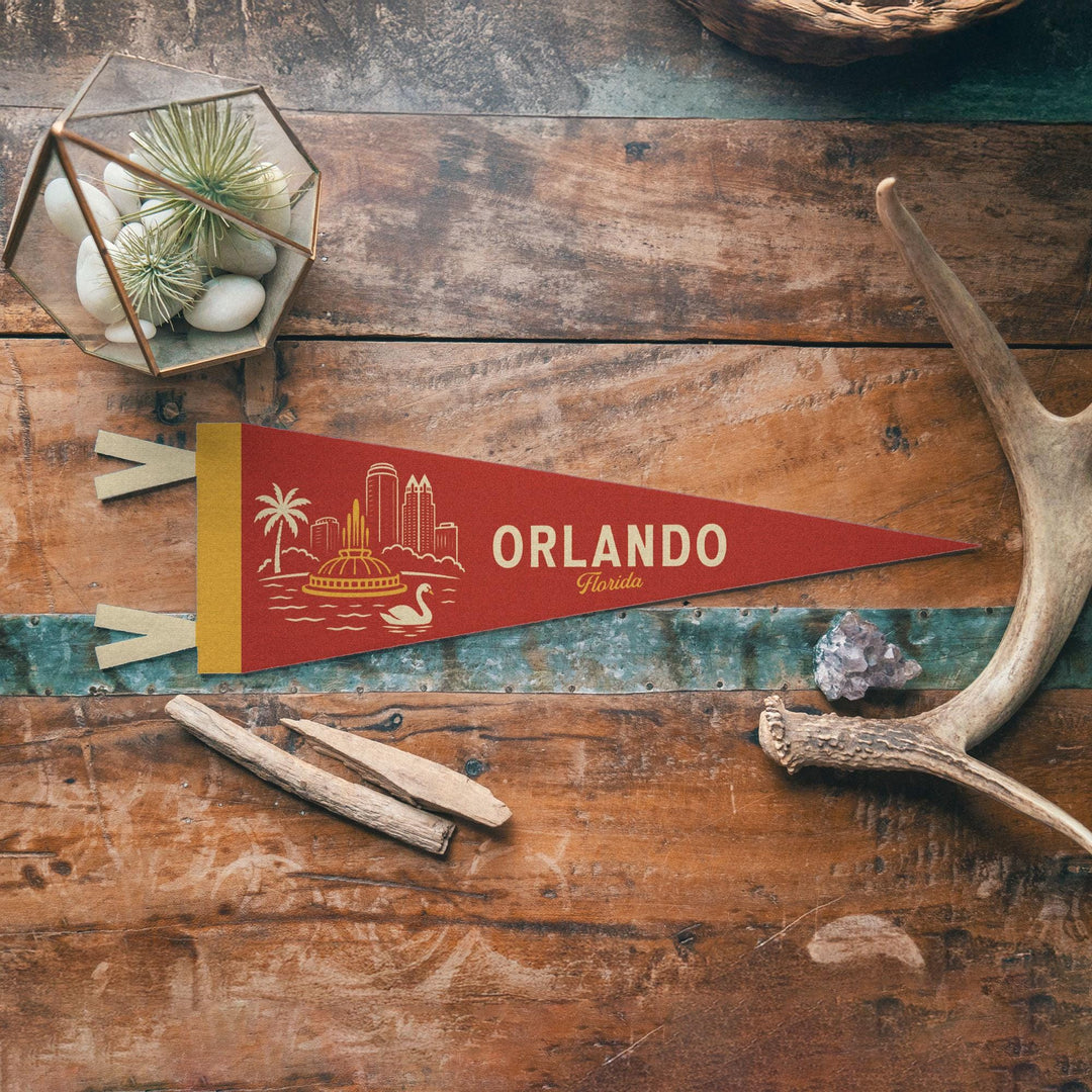 Orlando Florida Felt Pennant