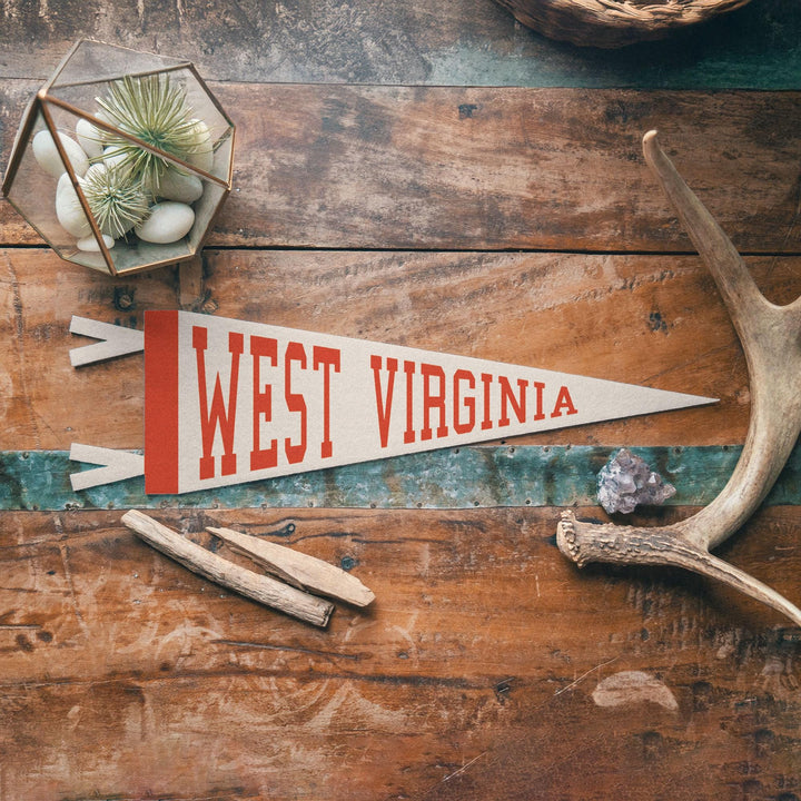 West Virginia Varsity Felt Pennant
