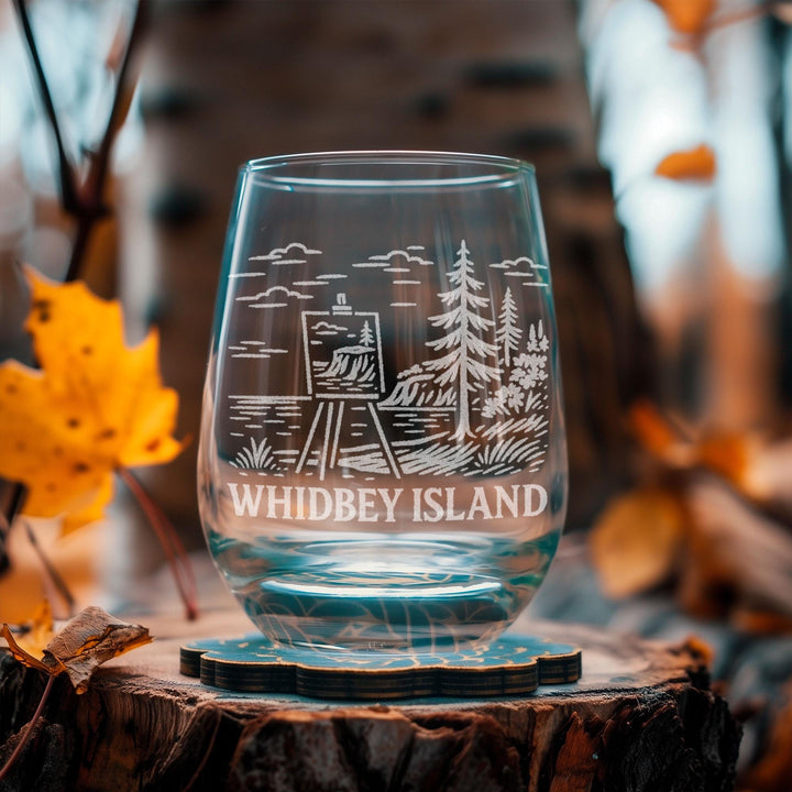 Whidbey Island Washington Glasses