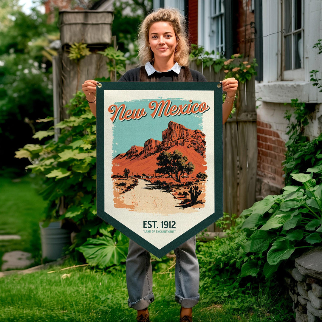New Mexico Felt Camp Flag