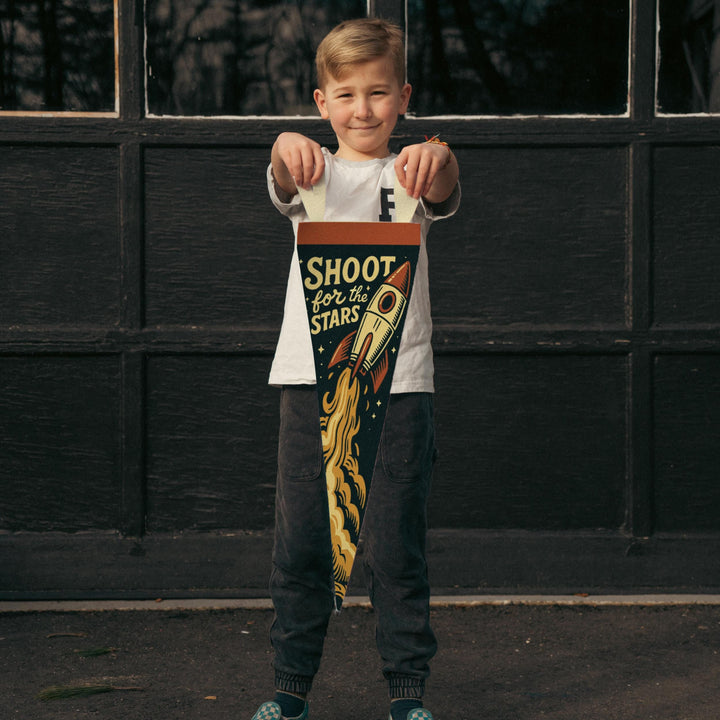 Shoot for the Stars Felt Pennant