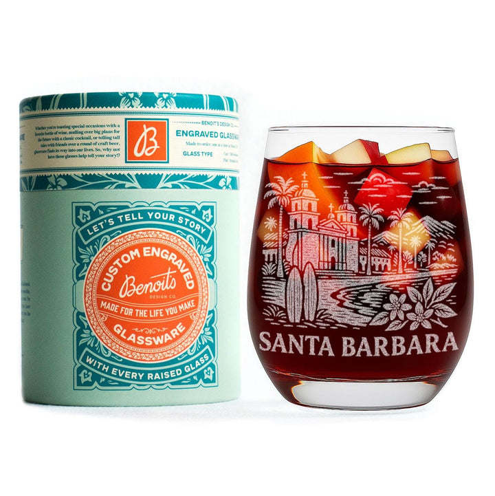 Santa Barbara California Glasses