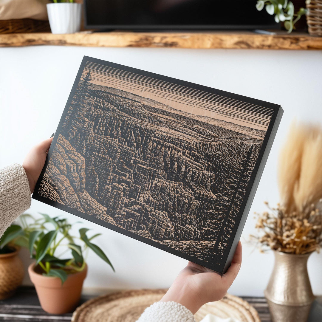 Bryce Canyon Utah Engraved Birch Art Panel