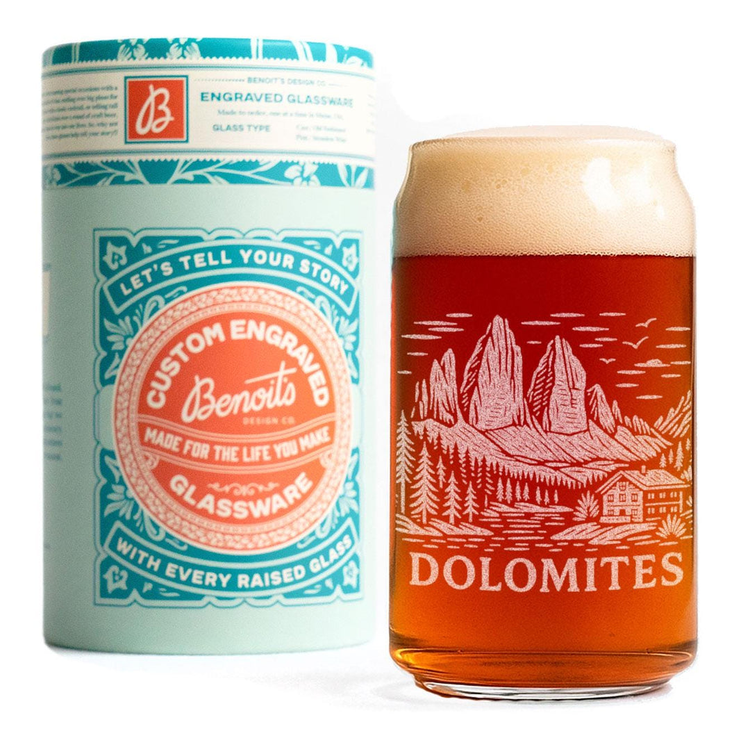Dolomites Italy Glasses