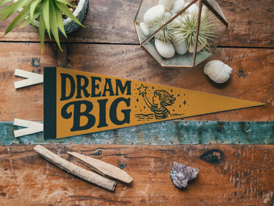 Dream Big Felt Pennant