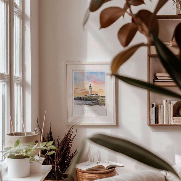 Boston Light Lighthouse, Massachusetts Print