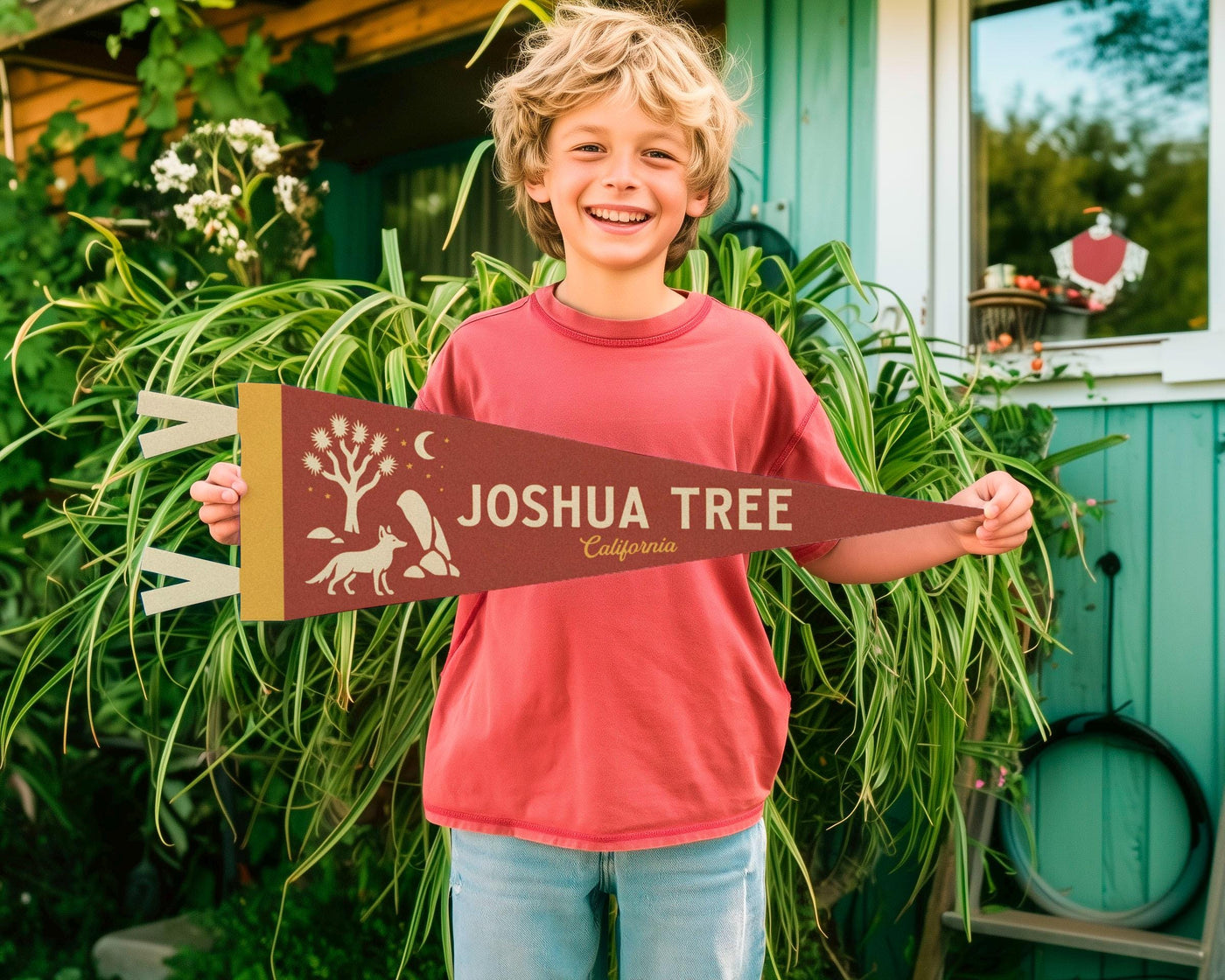 Joshua Tree, California Felt Pennant