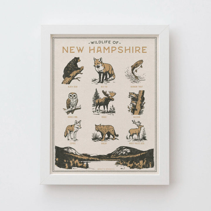 New Hampshire Wildlife Print