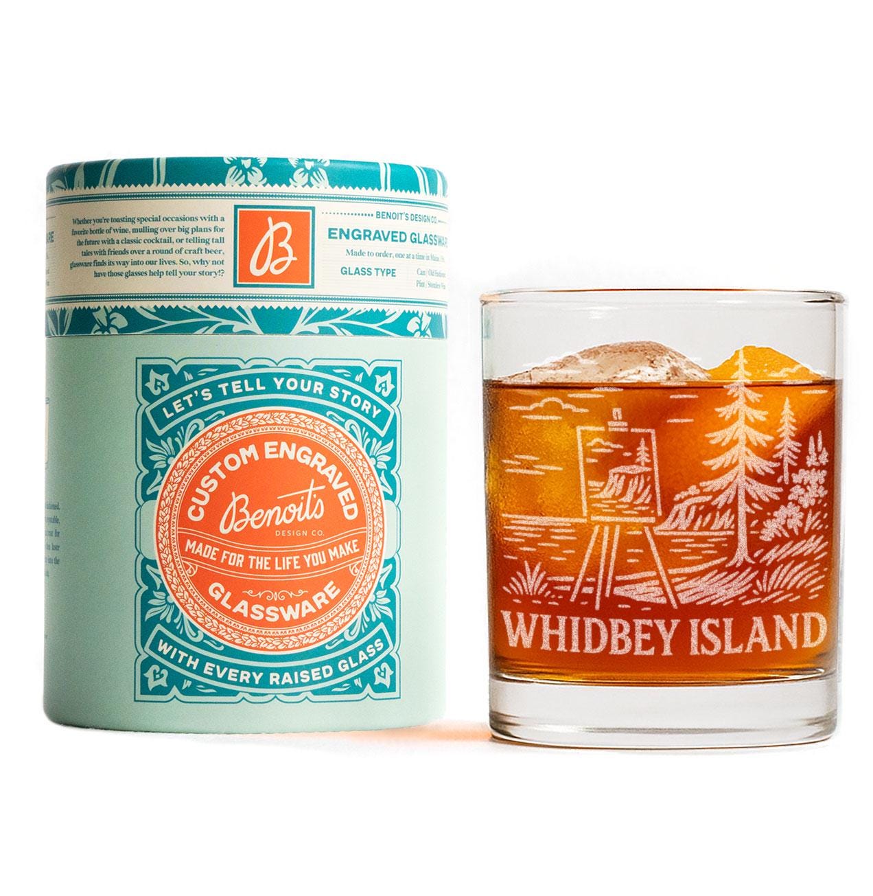 Whidbey Island Washington Glass