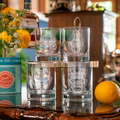 Classic Monsters Glassware Set