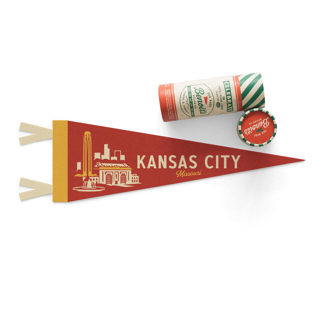 Kansas City Missouri Felt Pennant