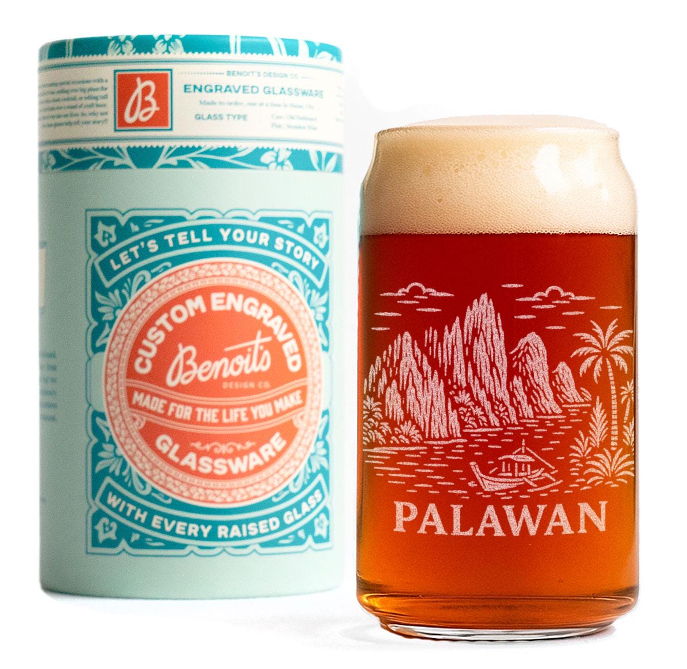 Palawan Philippines Glass