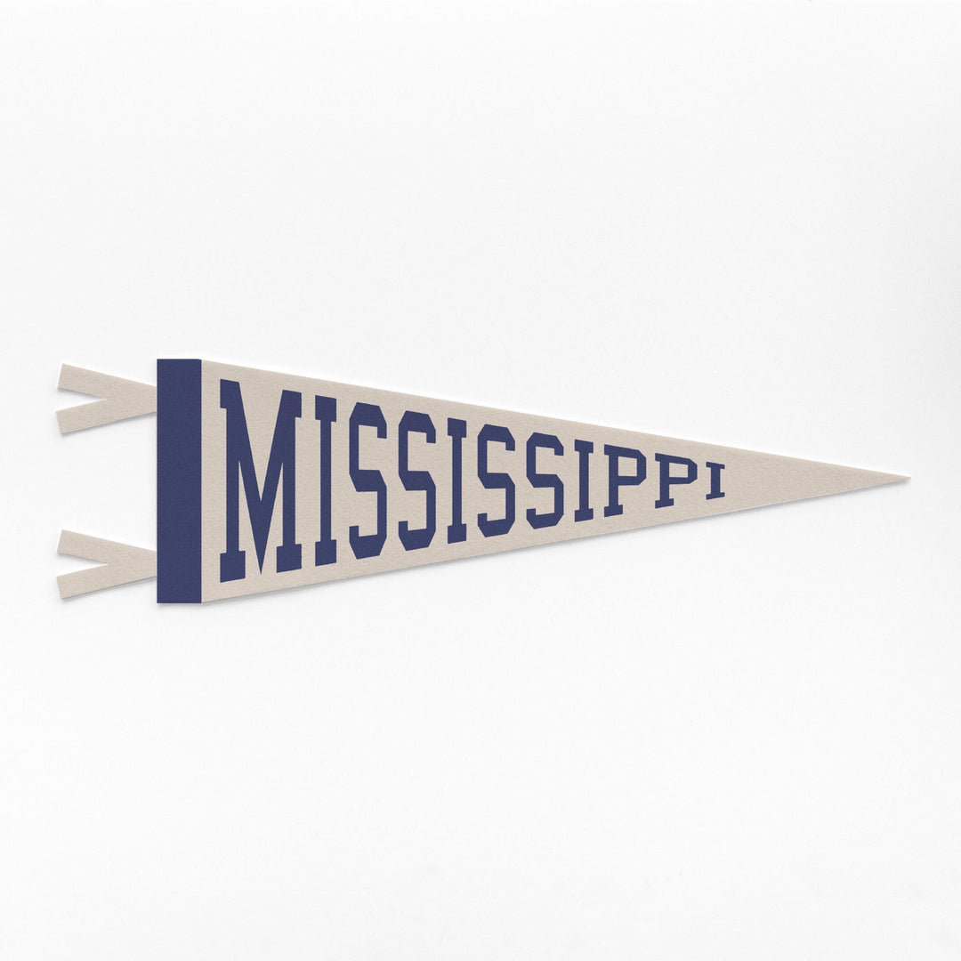 Mississippi Varsity Felt Pennant