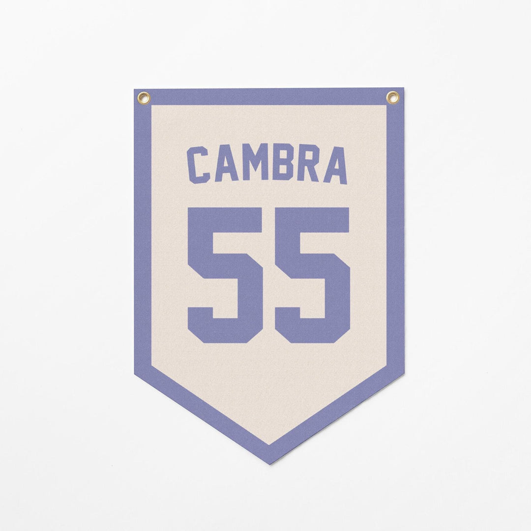 Custom Sports Jersey Style Felt Camp Banner