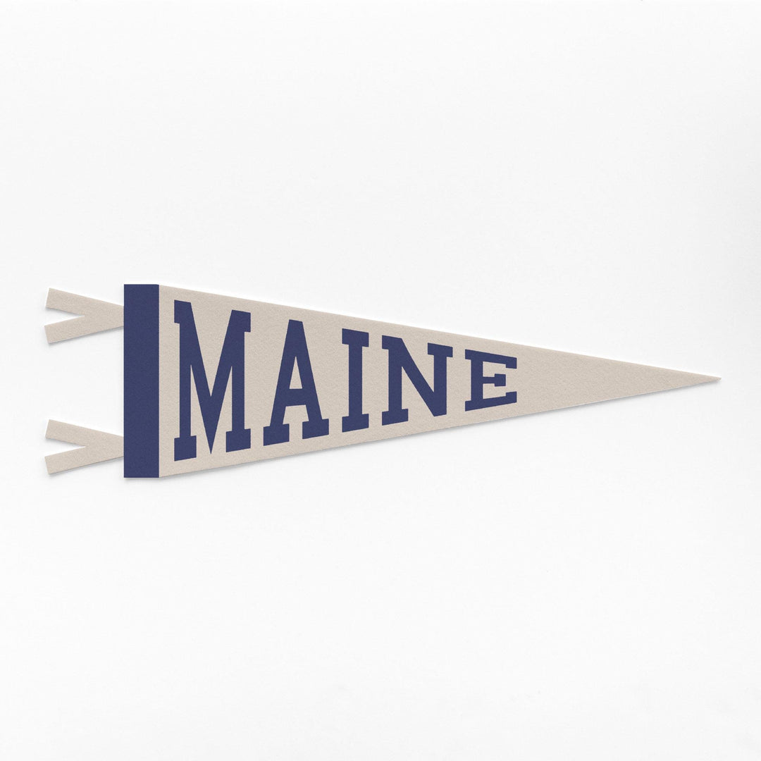 Maine Varsity Felt Pennant