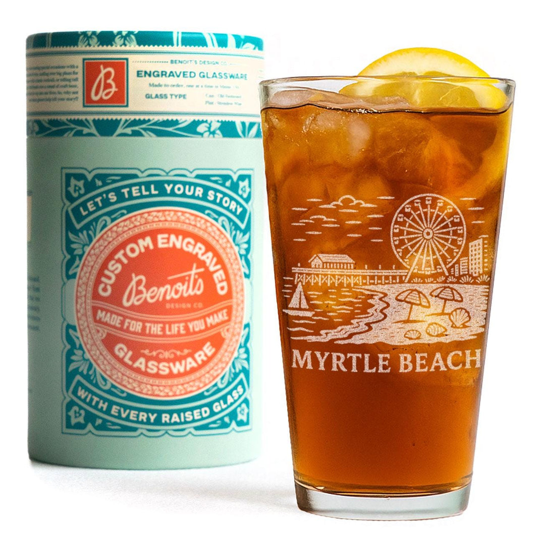 Myrtle Beach South Carolina Glasses