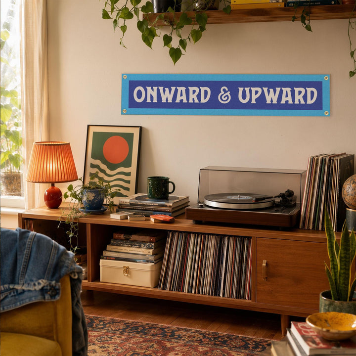 Onward &amp; Upward Felt Banner