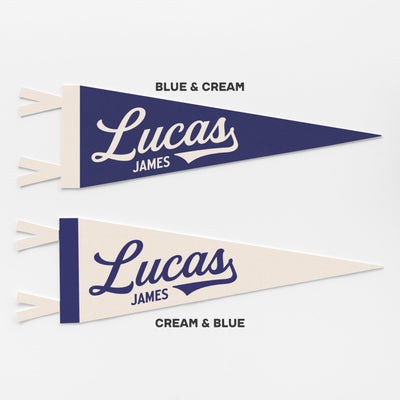 Custom Classic Name Felt Pennant