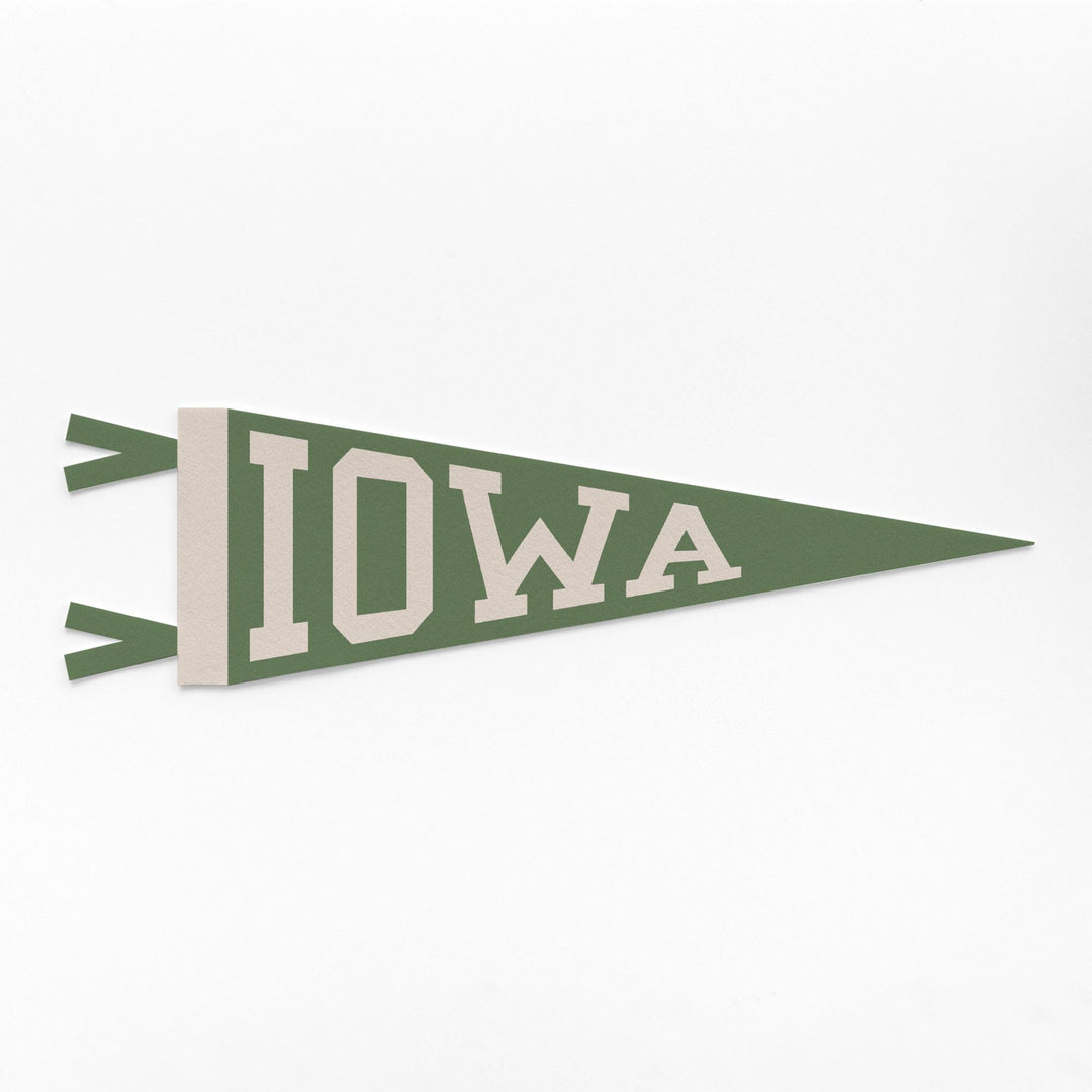 Iowa Varsity Felt Pennant